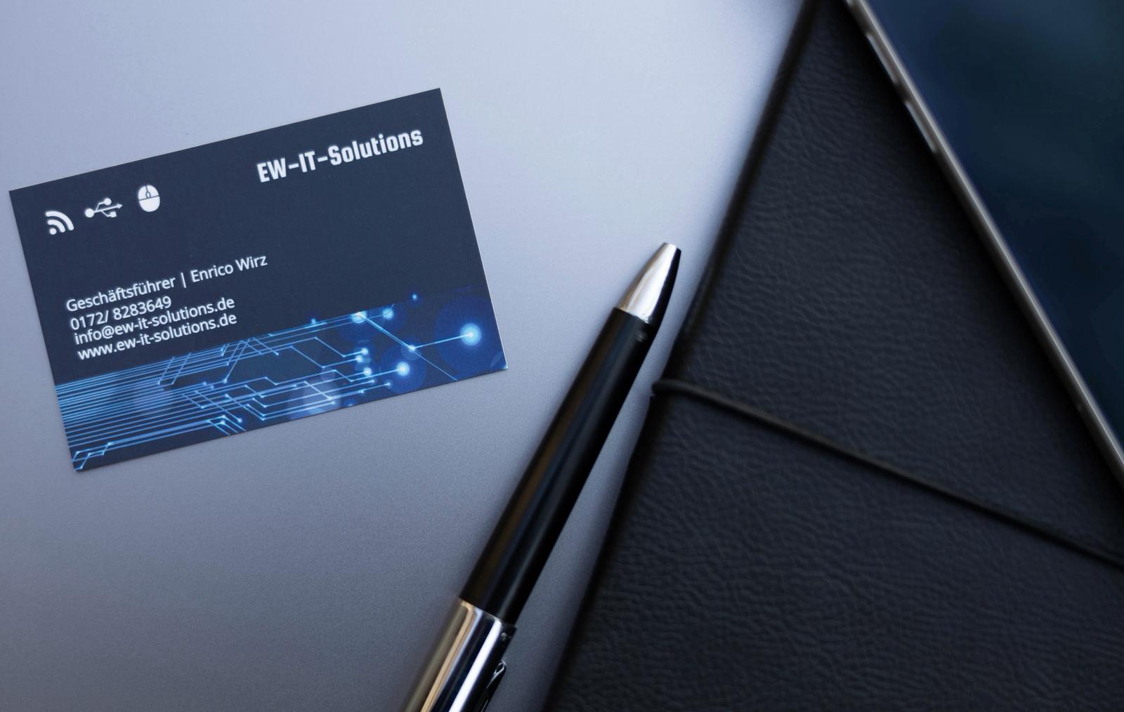 Visitenkarte von EW IT Solutions – Enrico Wirz, Troisdorf